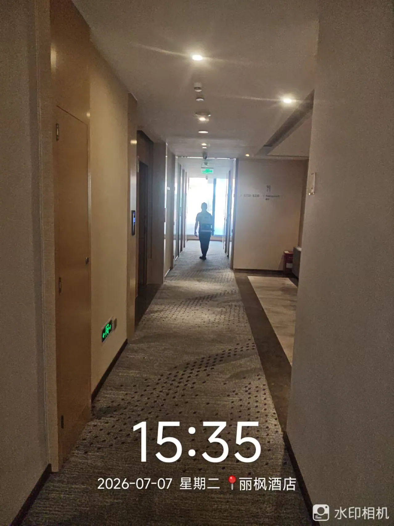 酒店公共走廊四害消杀现场
